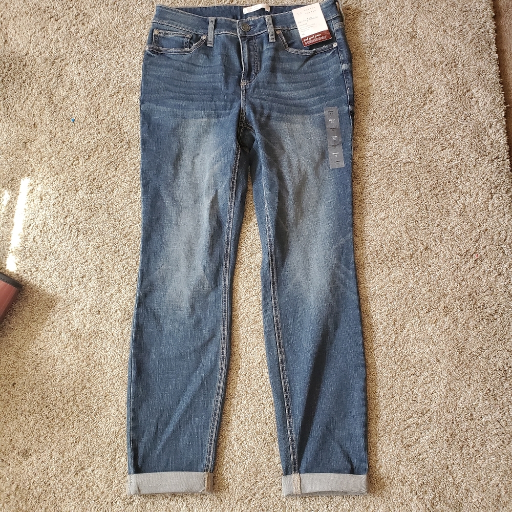 Lauren Conrad Skinny Ankle Blue Jeans Mid-rise Womens 10